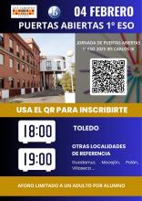 CARTEL JORNADA PUERTAS ABIERTAS 1 ESO